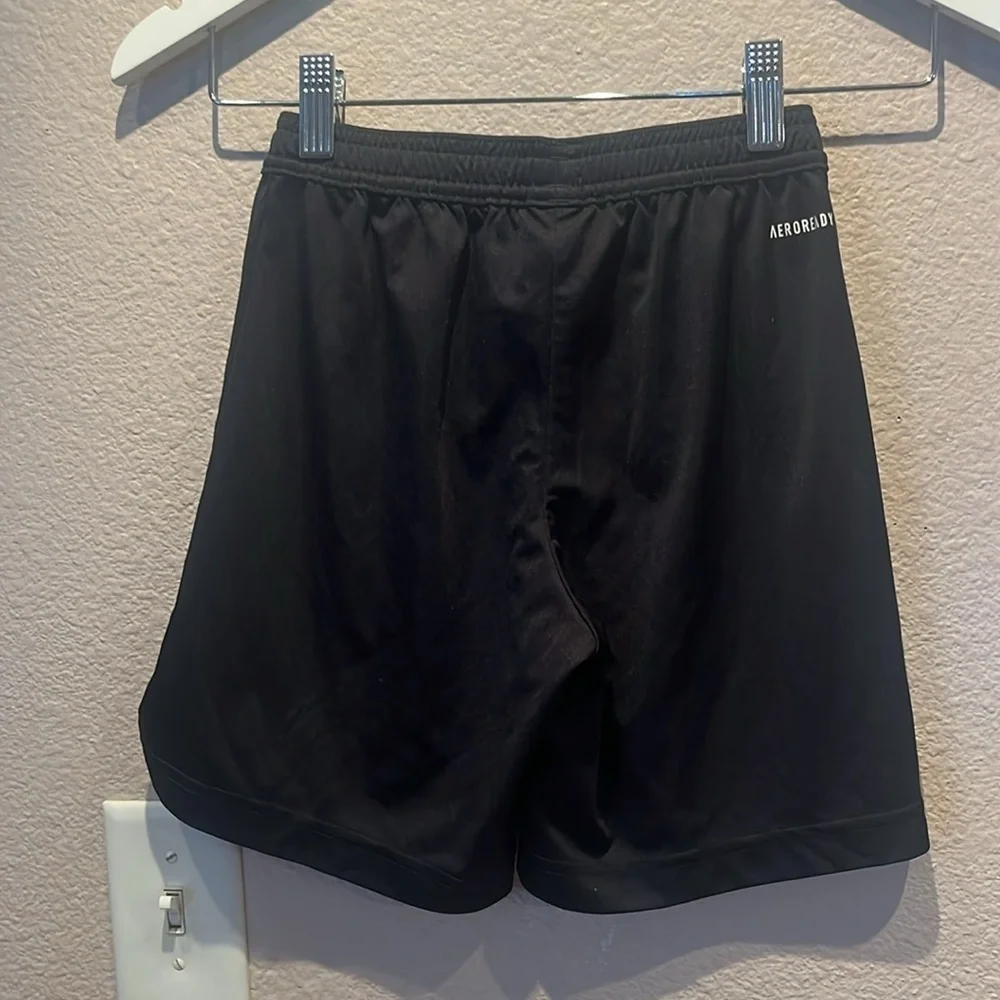 Adidas Boy’s Shorts Athletic Soccer Football Size Small Years Black